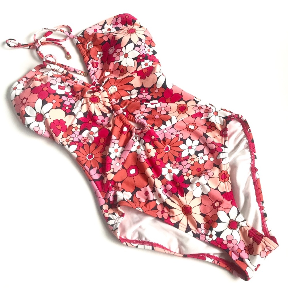 Michael Kors Women’s Floral Swimsuit - Picture 2 of 8